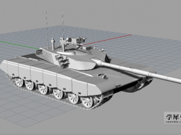你们要的坦克模型，拆了好几部分