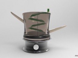 分享个自制的竹子形态的空气加湿器