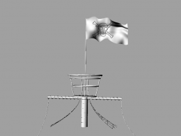 海盗旗 简单建模