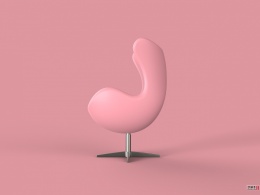 Egg chair蛋椅-雅各布森