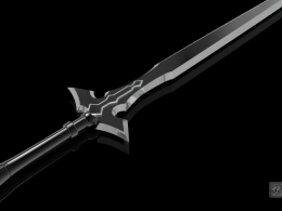 【刀剑神域II】ALO桐人天籁羁绊之剑 3D建模