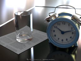 产品渲染之 Clock & Cup