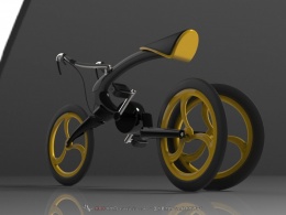 一个概念自行车的模型