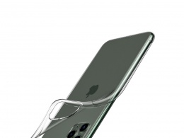 iPhone 11 Pro 外观建模较薄，带壳。
