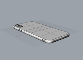 iphoneX 手机套建模（附带iPhonex、苹果X手机模型）