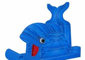 蓝鲸充气滑梯