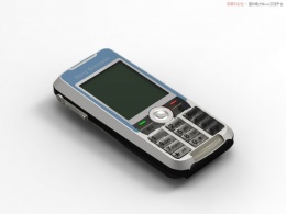 发个自己建的手机模型-索爱K700c