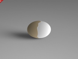 土鸡蛋模型