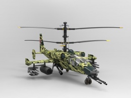 创意武装直升机，模型简单，勿喷