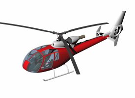 分享一款直升机模型
