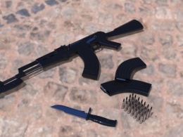 AK47模型渲染带模型