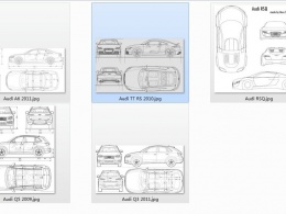 Audi A6  Q3  Q5  RSQ  TTRS三视图，前五名回复有大洋奖励
