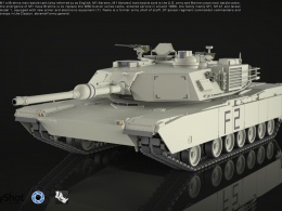 M1坦克模型 超精致模型 ORCA设计实验室