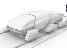 盲道打印机-未来交通设计-可直接3D打印