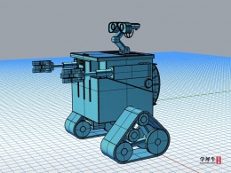 机器人总动员犀牛模型
