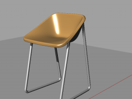 简单的椅子建模