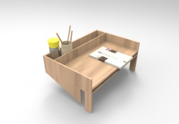 宿舍用小书桌模型