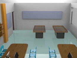 机器人教室3D效果图