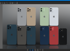 苹果iphone12手机渲染3D模型建模keyshot工程源文件 C4D/FBX/OBJ