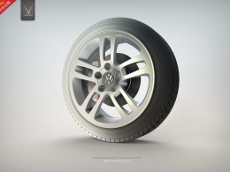大众轮毂设计[Volkswagen Wheel Design]