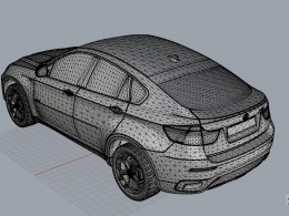 宝马X6汽车模型分享