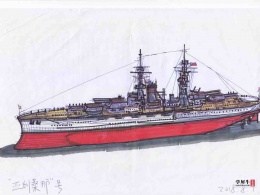 一些战舰的手绘（6）