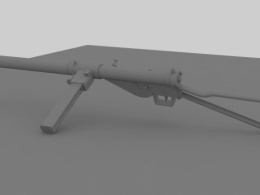 1:1 英国斯登式冲锋枪建模