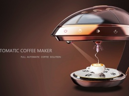 自动拉花咖啡机