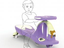 儿童可爱小熊扭扭车 你的童年有吗？