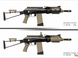 原创步枪AKPDW-SYX01D型自我防卫武器【分享给大家支持我哦...