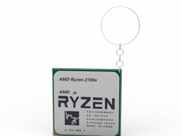 AMD 2700X CPU 钥匙环