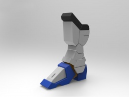 敢达模型的一部分，腿部