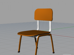建了一个教室用的椅子