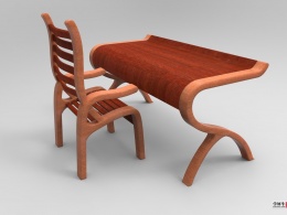 新中式 桌椅设计