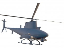 无贴图渲染MQ-8B “火力侦察兵”无人直升机