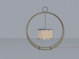 灯具、竹编  模型