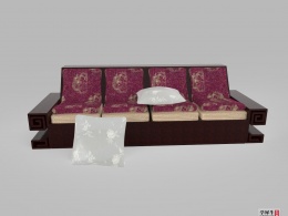 一款具有中国特色的复古的沙发设计