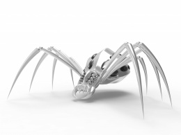 蜘蛛，机器人效果图和模型