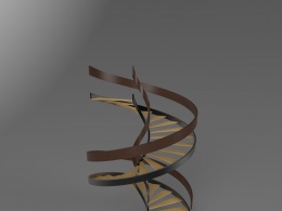 一个螺旋楼梯