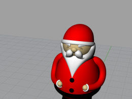 简单的圣诞老人模型