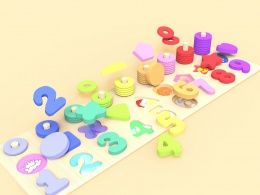 儿童数字几何玩具