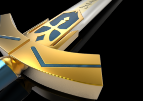 【Fate】阿尔托莉雅-誓约胜利之剑-Excalibur 3D建模