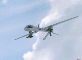 铁血战士无人机飞机武器航空航天飞行器三维模型可渲染