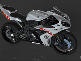 （福利）高手摩托车模型，摩托车带细节 带模型OBJ 机车
